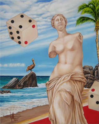 Aphrodite and the Gamble of Love (Venus de Milo)